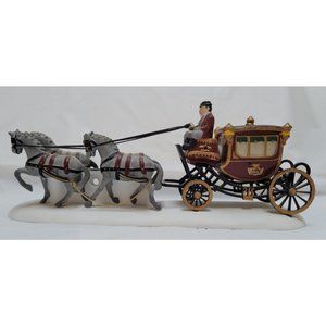 Dept 56 Dickens' Village Accessory ROYAL COACH #55786 Retired
